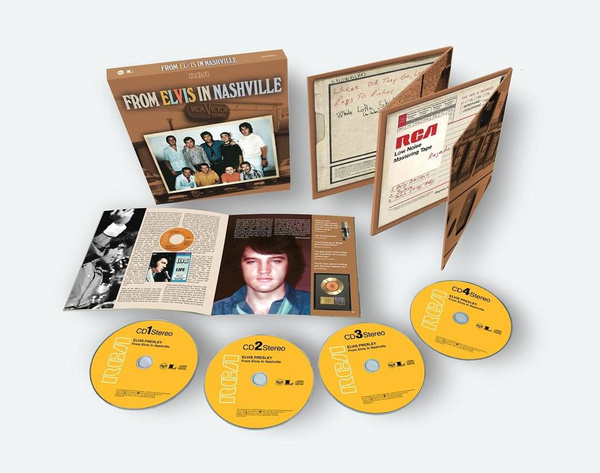 PRESLEY, ELVIS From Elvis In Nashville 4CD