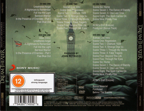 Distant Memories - Live in London (3CD + 2 DVD)