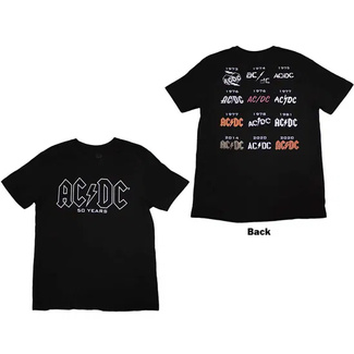 T-shirt Z Logotypami MERCH AC/DC
