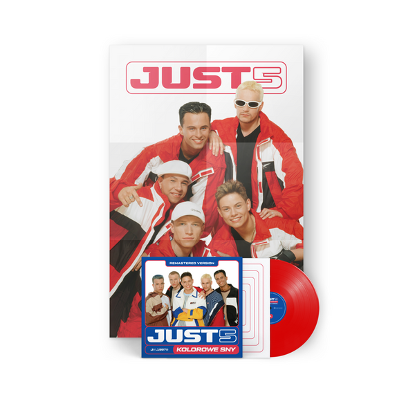 JUST 5 Kolorowe sny (Remastered Version) LP Red + PLAKAT