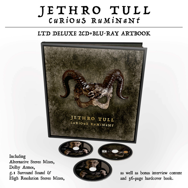 JETHRO TULL Curious Ruminant Deluxe 2CD + Blu-Ray Artbook