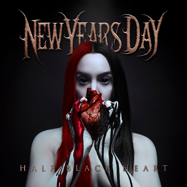 NEW YEARS DAY Half Black Heart CD