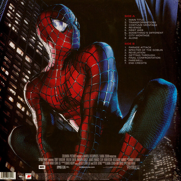 ELFMAN, DANNY Spider-man - Original Motion Picture Score LP