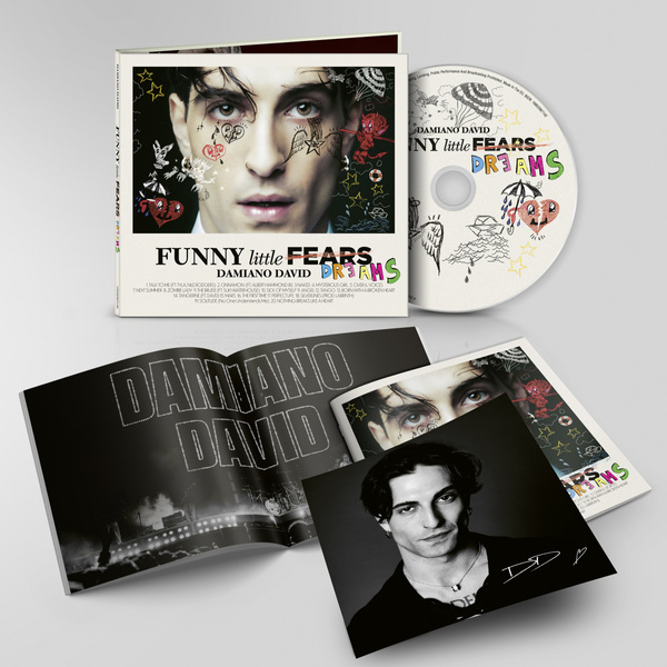 DAMIANO DAVID FUNNY little FEARS (DREAMS) CD + AUTOGRAF!