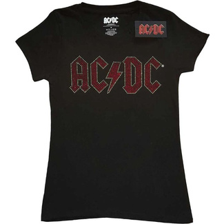 T-shirt Z Logo Wykonanego Z Kryształków MERCH AC/DC