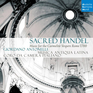 MUSICA ANTIQUA LATINA Sacred Handel - Music For The Carmelite Vespers CD