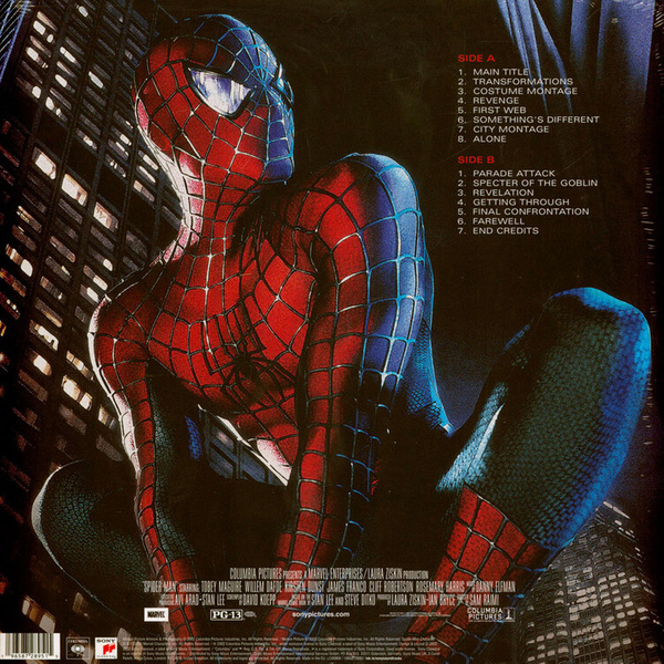 ELFMAN, DANNY Spider-man - Original Motion Picture Score LP