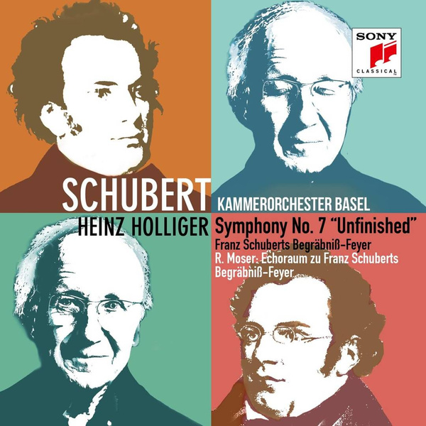 KAMMERORCHESTER BASEL & HEINZ HOLLIGER Schubert: Symphony No. 7 "unfinished" & Franz Schuberts Begräbniß-feyer, Roland Moser: Echoraum CD