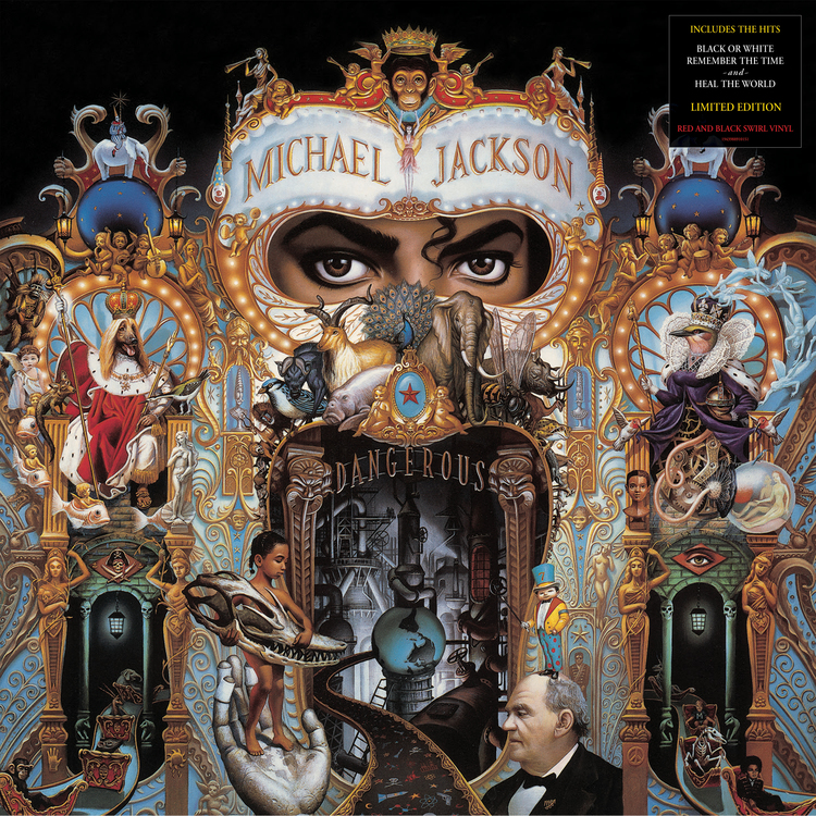 Michael Jackson - Dangerous (30th Anniversary Edition) (Red & Black Vinyl) [2LP]