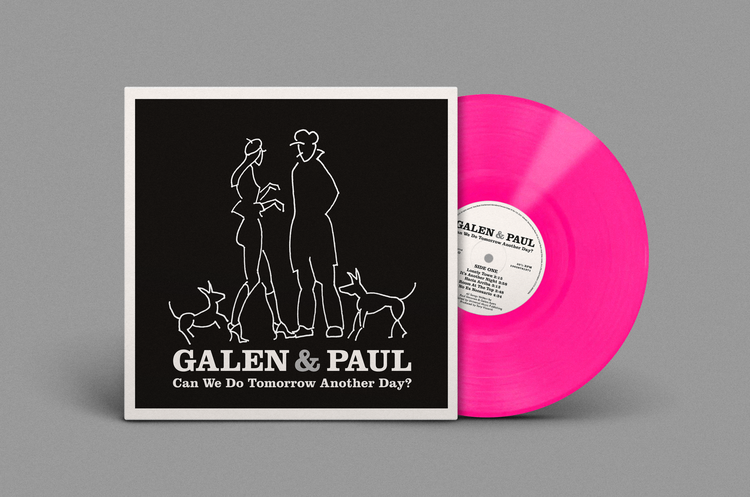 Galen & Paul - Can We Do Tomorrow Another Day? (Transparent Pink Vinyl) [LP]